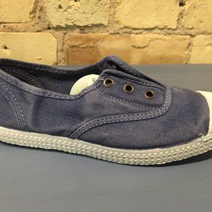 Cienta Brand Lavander Kids Shoes Canvas Slip On Natural Material 13, 1, 4
